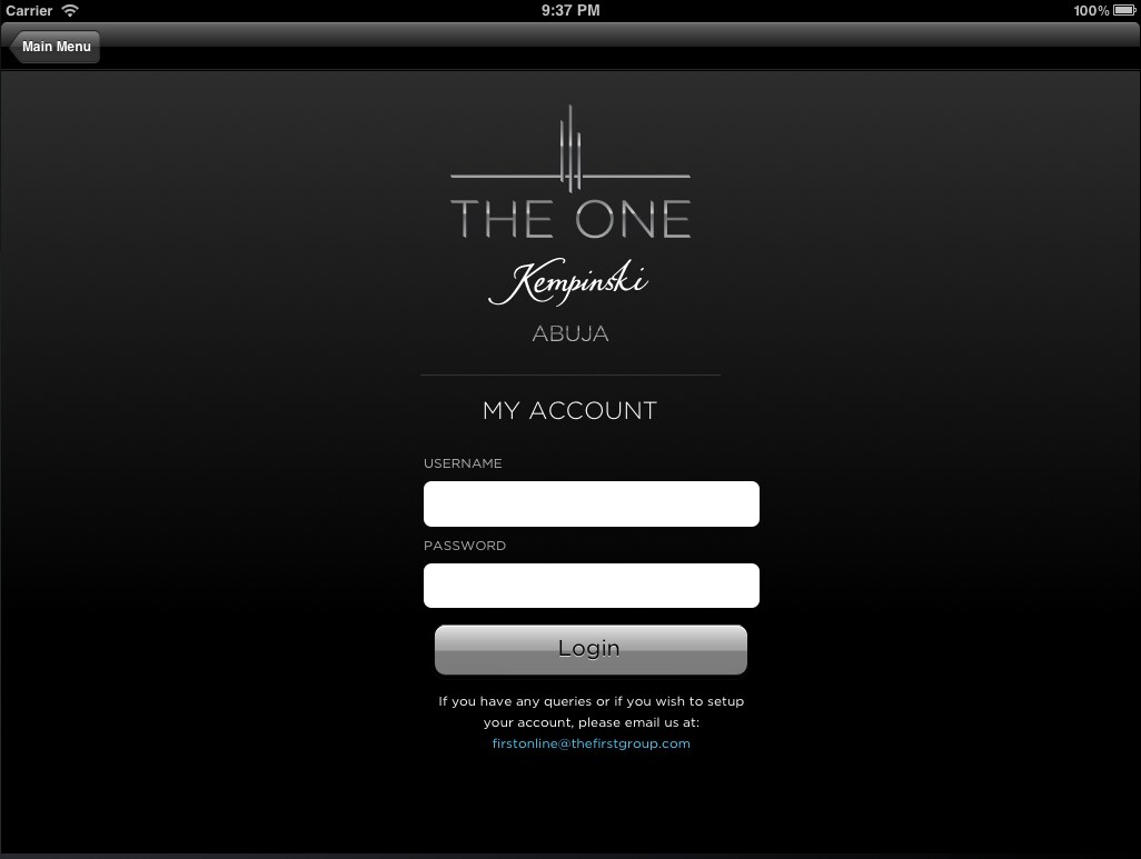 The One Kempinski Abuja.
